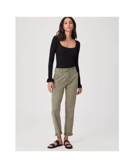 PAIGE Green - draw cargo jeans - ivy - 24
