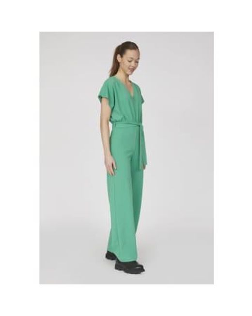 Jumpsuit Or Girl V Neck Light Jade di Sisters Point in Green