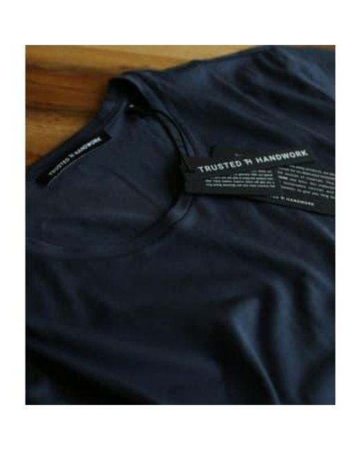 Cashmere Fashion Black Trusted Handwork Cotton Shirt Washington Round Neck Short Sleeve M / for men