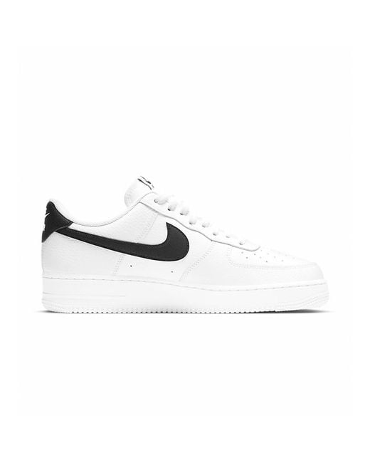 Nike Air Force 1 Shoes 07 White Black Ct 2302 100 for Men | Lyst UK