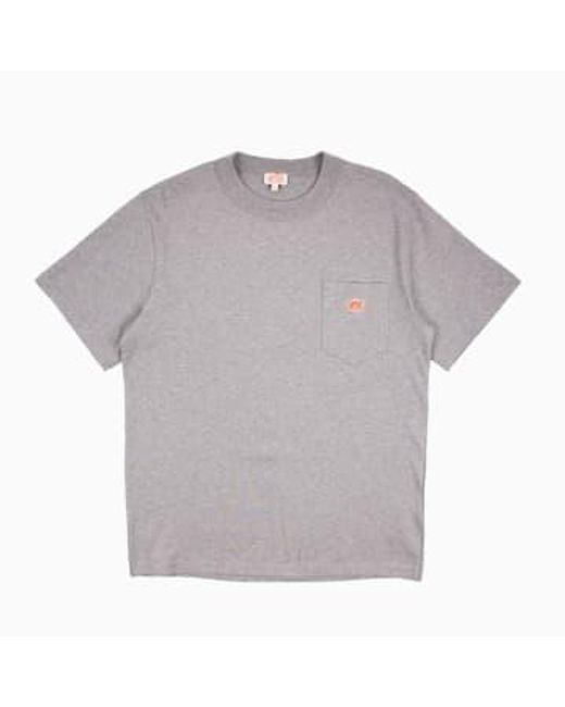 Pocket T Shirt Misty Light di Armor Lux in Gray da Uomo