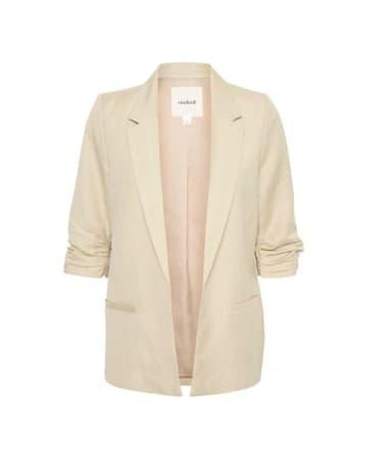 Slmalia Shirley Spray Blazer Coat di Soaked In Luxury in Natural