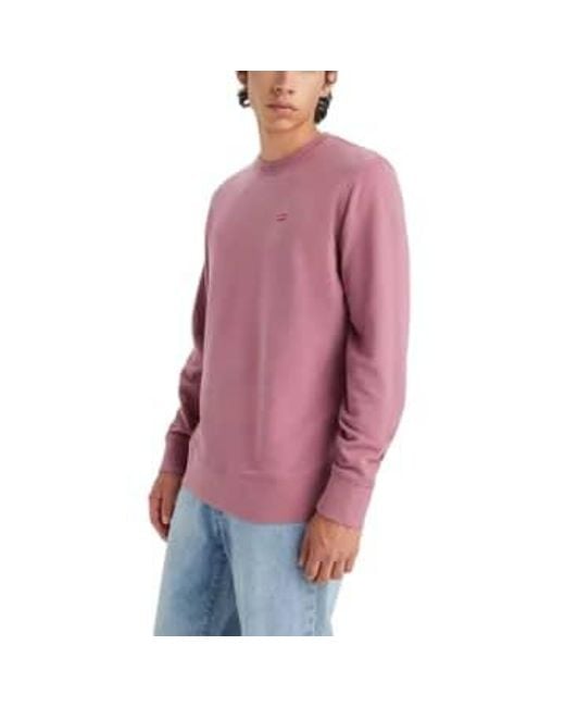 Sweat shirt l 35909 0042 rose Levi s pour homme en coloris Rose Lyst