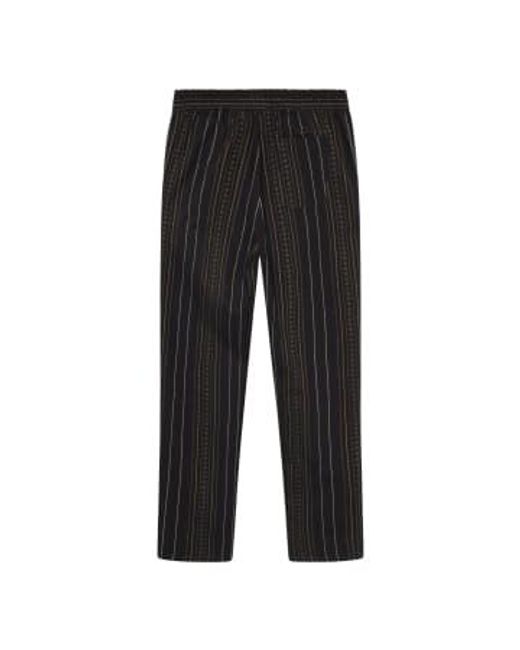 Porter Embroiry Pants Les Deux pour homme en coloris Black