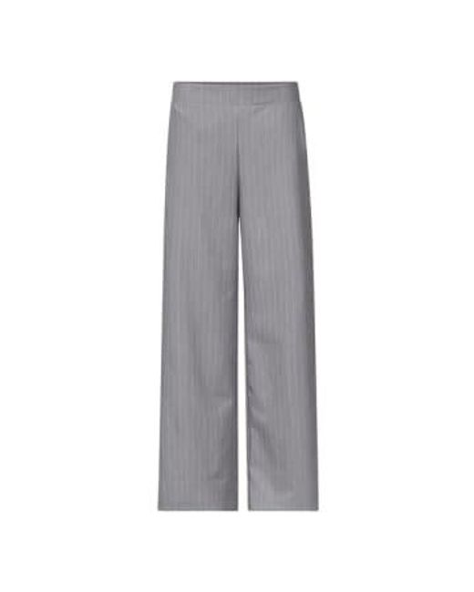 Pantalones rayas verin Sisters Point de color Gray