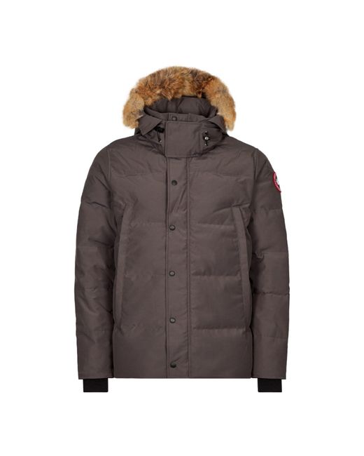 Canada Goose Brown Wyndham Parka Heritage for men