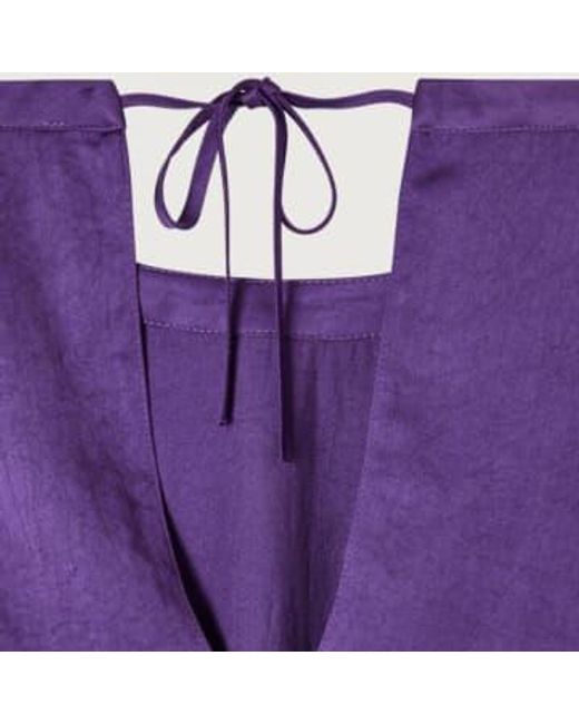 American Vintage Purple Blouse Loose Top Xs-s