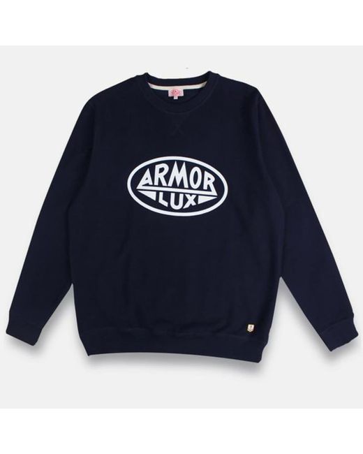 Armor Lux Reiches Navy Heritage Sweatshirt in Blue für Herren