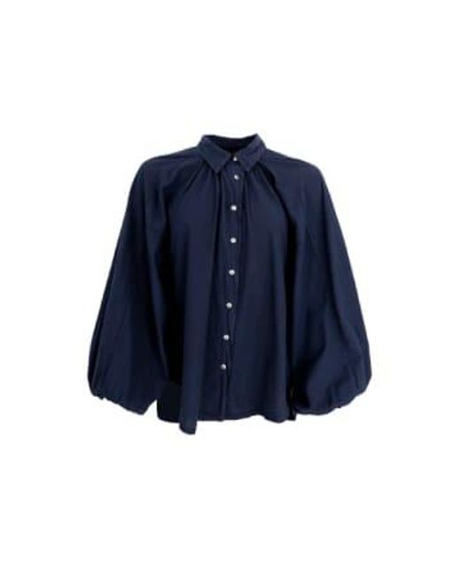 Black Colour Blue Molly Shirt