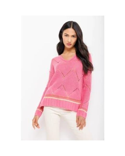 Lisa Todd Pink Summer Softie Cashmere Sweater Medium