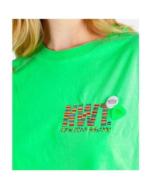 Néon green ss24 t-shirt NEWTONE