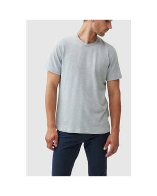 Rodd & Gunn Blue Fairfield Linen Blend T-shirt for men