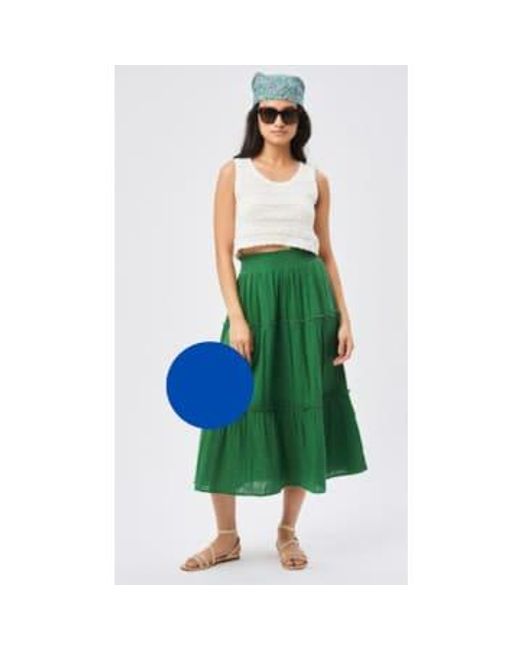 Joly Skirt di Petite Mendigote in Green
