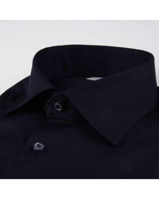 Stenstroms Blue Short Sleeve Slimline Jersey Shirt 8400048270190 for men