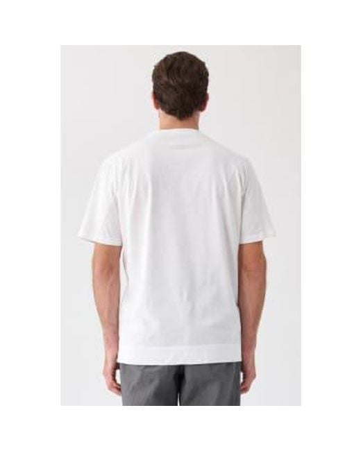 T-shirt en coton en vrac blanc Transit pour homme en coloris White