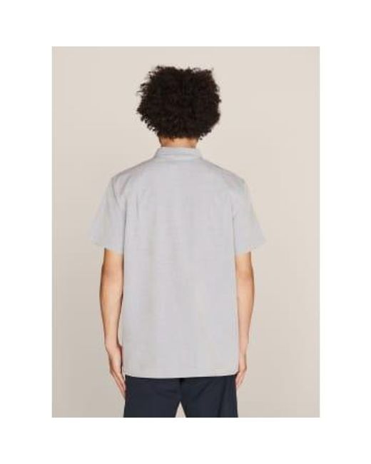 YMC Gray Malick Shirt / Lilac Medium for men