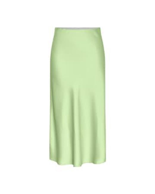 Yas Or Yaspella Hw Midi Skirt Quiet di Y.A.S in Green