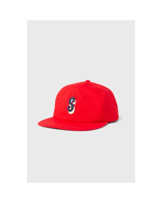 Supreme Men's Red Baseball Caps for sale