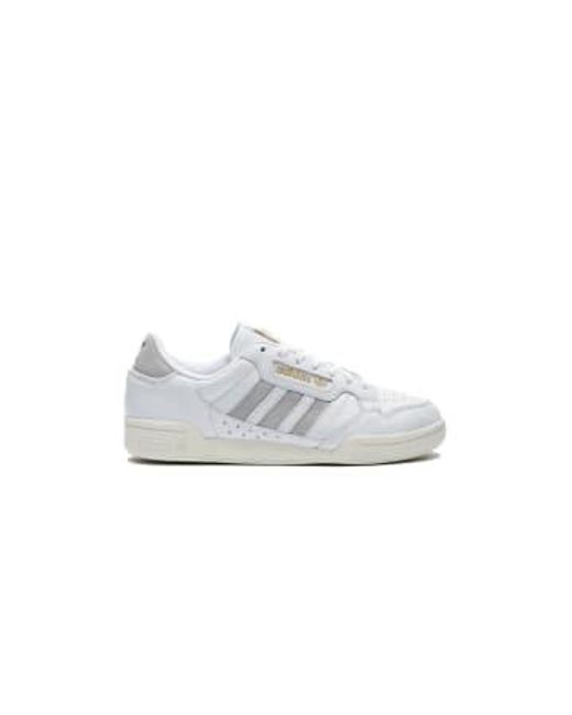 Adidas White Originals Continental 80's Stripes Trainers Uk 6 for men