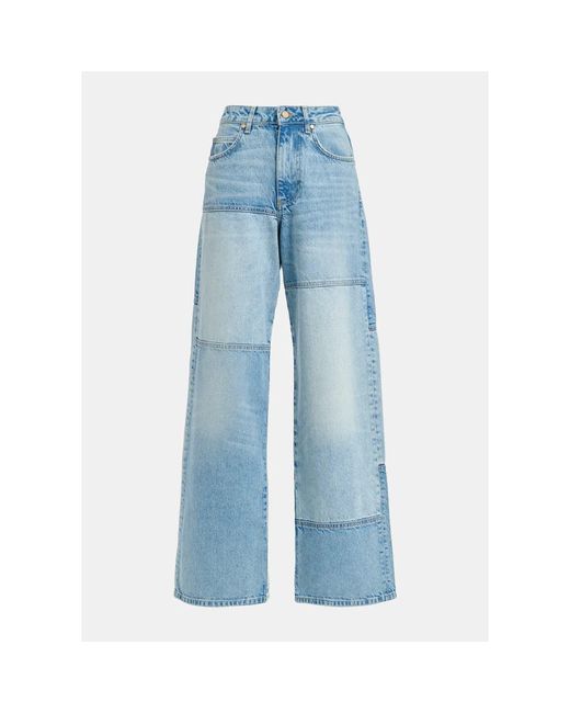 Essentiel Antwerp Blue En schnellere patchwork -jeans