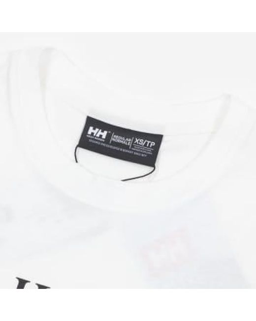 Helly Hansen White S Core Graphic T-shirt