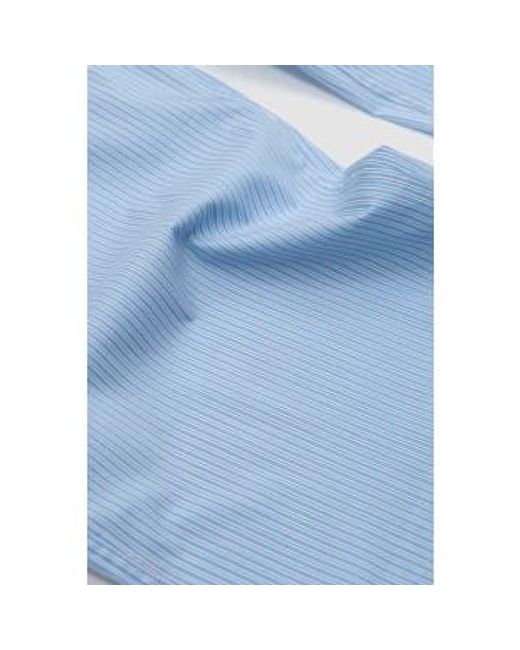 Document Blue Italy Cotton Stripe Pants L for men