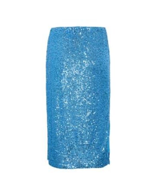 Evitasz Sequin Skirt Provence di Saint Tropez in Blue