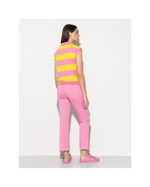 Baby Flare Jeans Candy di Luisa Cerano in Pink