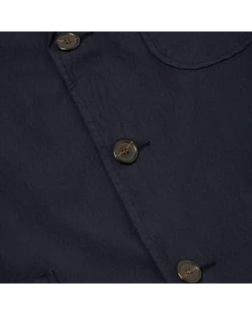 Three Button Jacket Seersucker Ii di Universal Works in Blue da Uomo