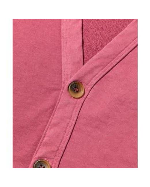 Battenwear Nachbar cardigan in Pink für Herren