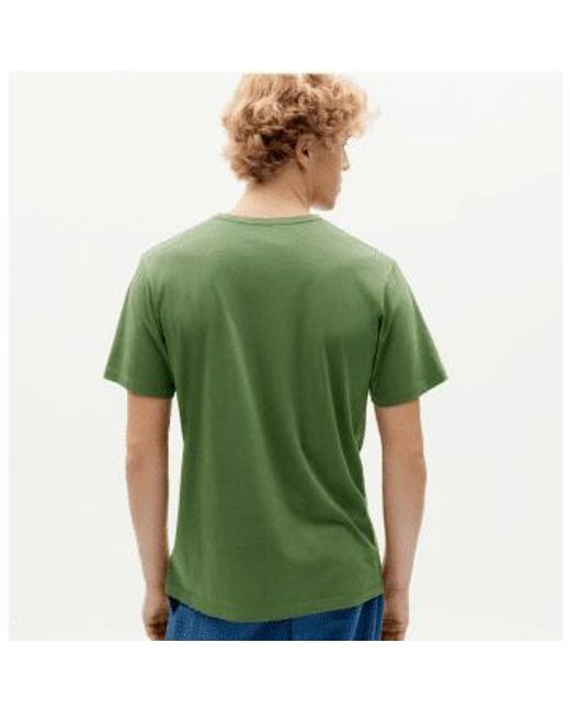 Camiseta creíble cactus sun Thinking Mu de hombre de color Green
