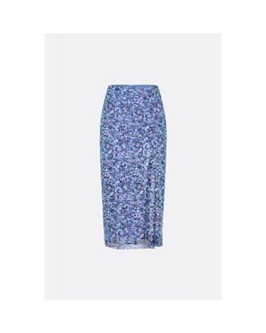 FABIENNE CHAPOT Blue Jessy Midi Skirt