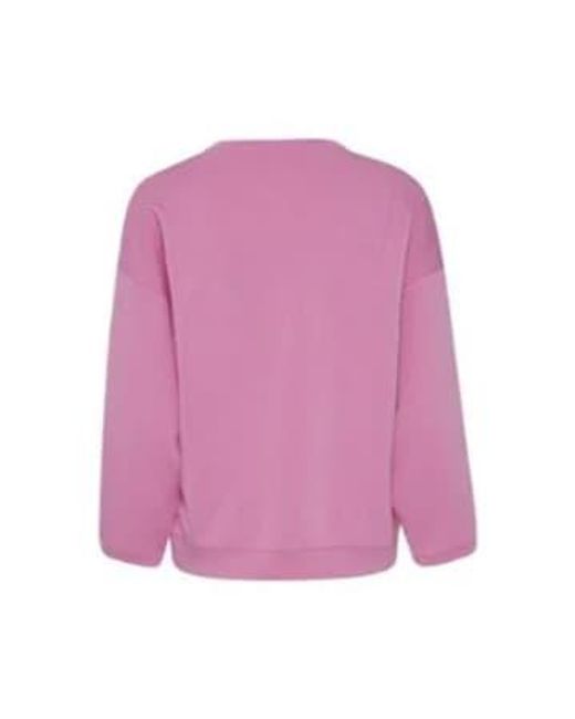 B.Young Pink Pusti V-neck Pullover