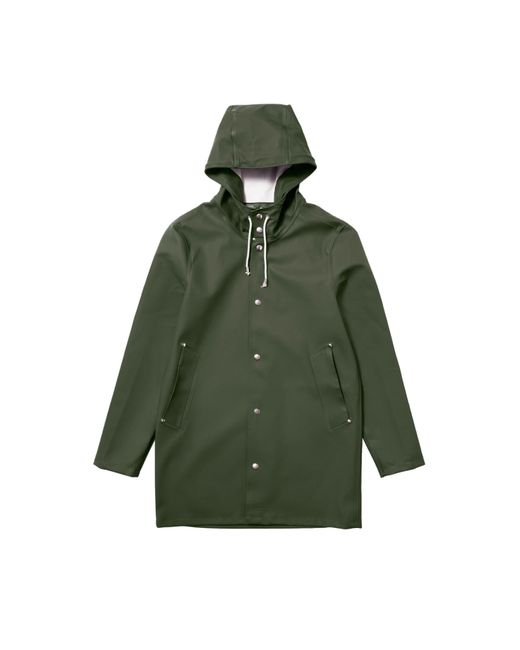 Stutterheim Green S Stockholm Raincoat for Men | Lyst