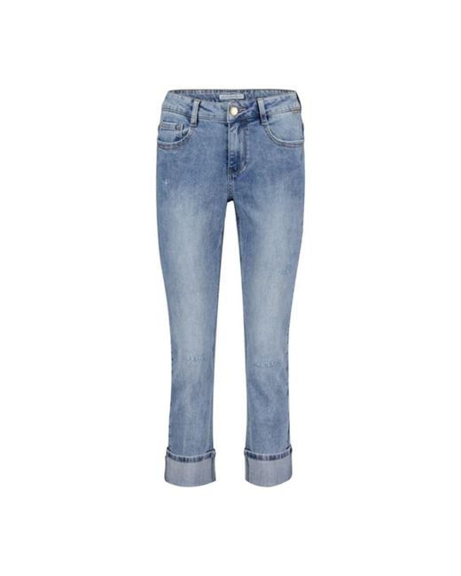 Anorak Blue Button Kate Vintage & Repair Regular Jeans- Stone