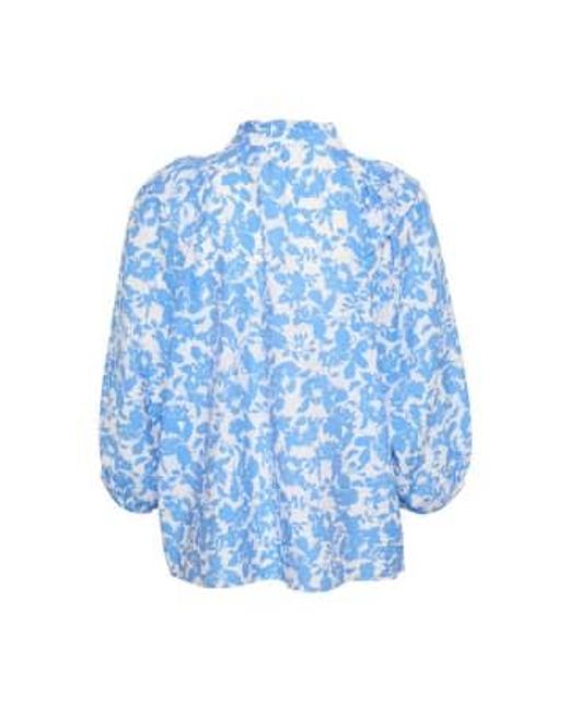 Saint Tropez Blue Daphnesz Shirt Ultramarine Porce M