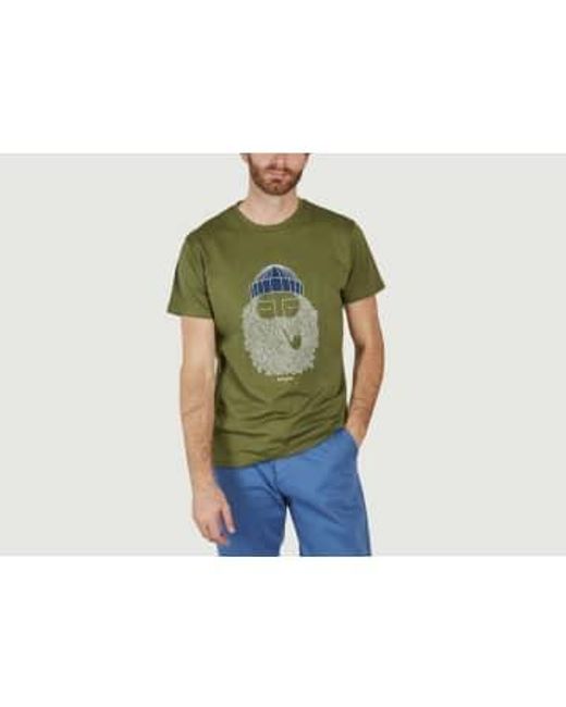 Bask In The Sun Green Smoking Pipe T-shirt S for men
