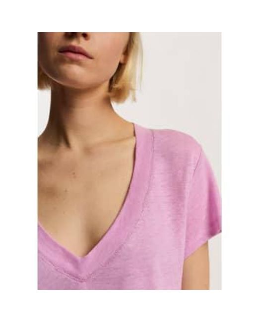 Essentiel Antwerp Pink Lilac Fountain T Shirt 0
