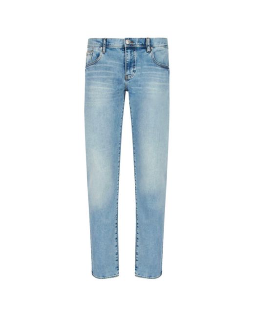 Blue Blue STRING J13 Slim Fit Jeans Armani Exchange de hombre | Lyst