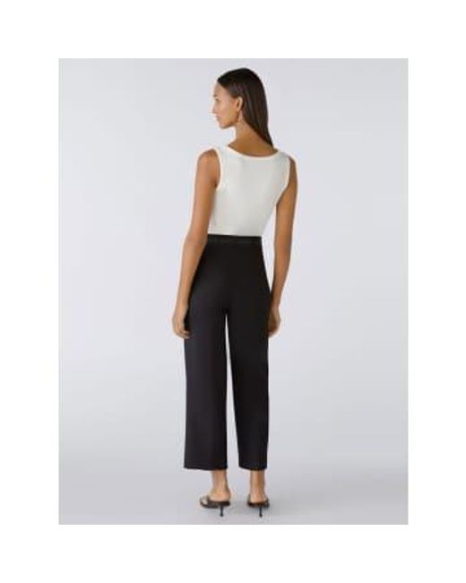 Ouí Black Trousers Uk 8