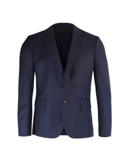 Dark Tailored Fit 2 Button Suit di Paul Smith in Blue da Uomo