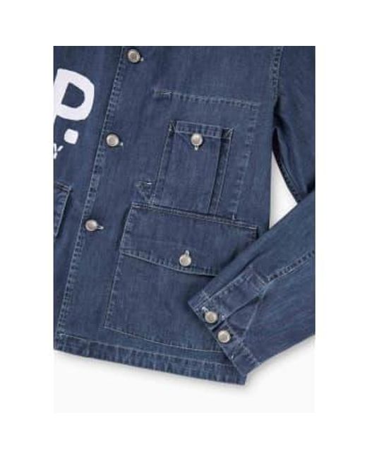 C P Company Blue S Outerwear Medium Jacket for men