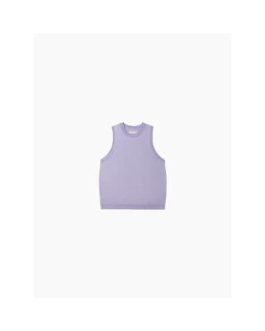 Camiseta tirantes algodón Cardo Cordera de color Purple