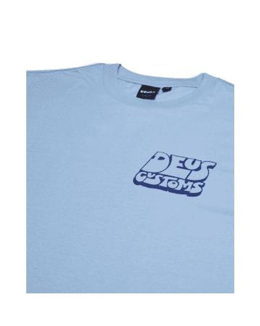 Deus Ex Machina Duke Kurzärärmelte T-Shirt in Blue für Herren