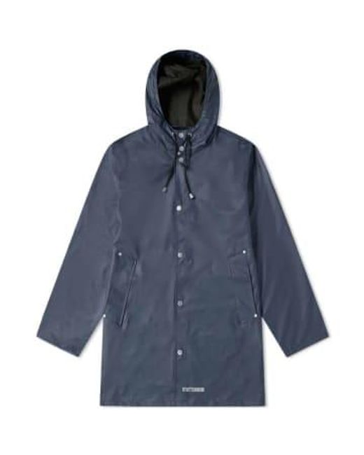 Stutterheim Blue Stockholm Lightweight Raincoat for men