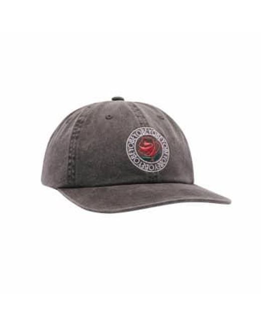 Obey Gray Studio 6 Panel Snapback Pigment One Size for men