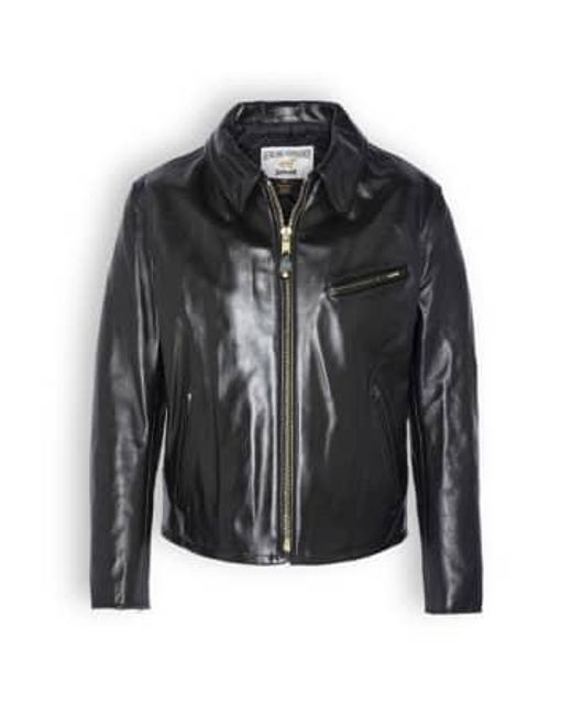 Schott Nyc Black Biker Horsehide Leather Jacket 689h 44 Xl for men