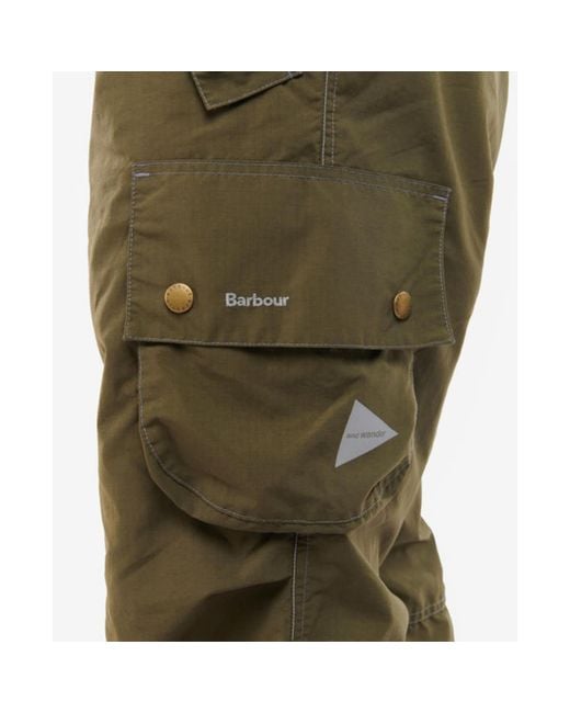 Barbour X And Wander Splits Trousers in Green for Men | Lyst