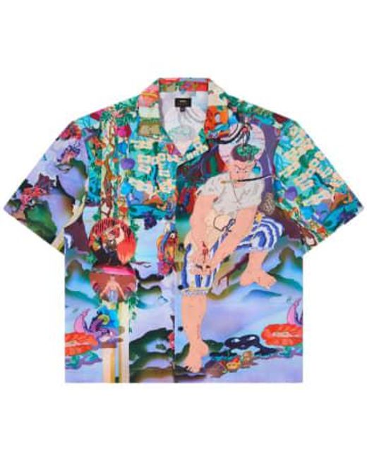 Edwin Blue Heidi & Thami Shirt Ss Color S for men