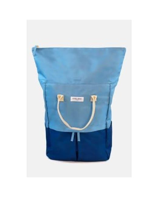 Large Hackney Backpack Light And Navy di Kind Bag in Blue